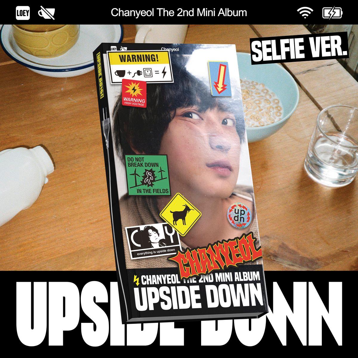 PRE-ORDER CHANYEOL EXO THE 2ND MINI ALBUM [UPSIDE DOWN] SELFIE VER (SMART ALBUM)
