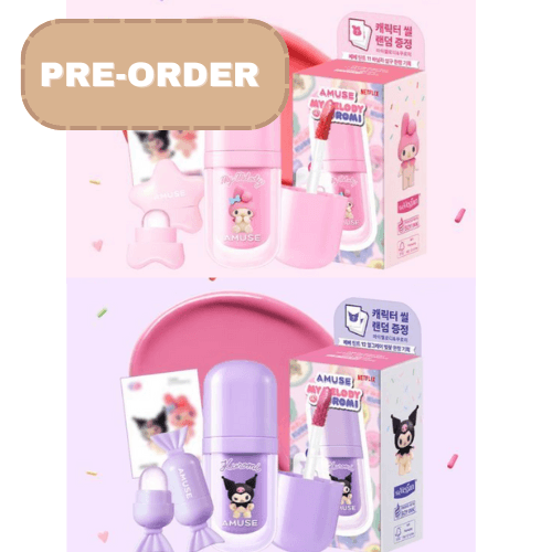 PRE-ORDER AMUSE LIP TINT MY MELODY & KUROMI