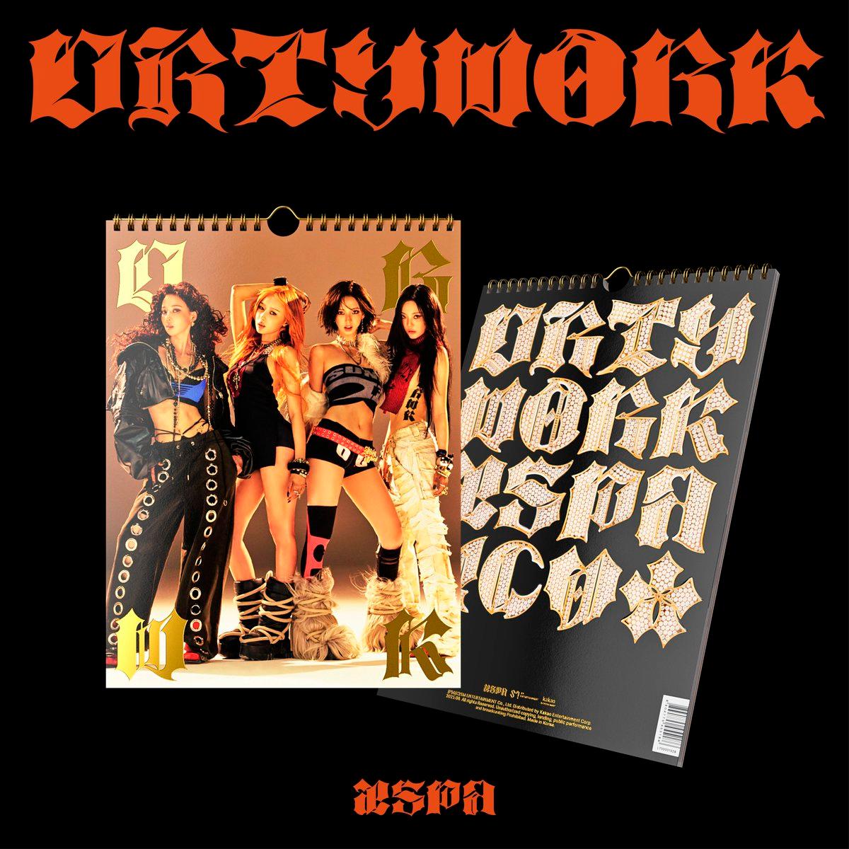 READY STOCK AESPA SINGLE [DIRTY WORK] DIRTY WORKER VER