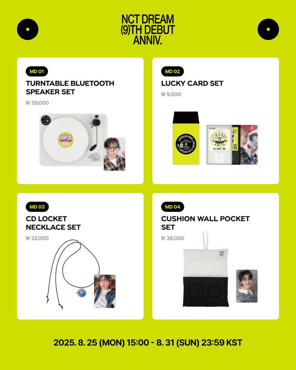 PRE-ORDER NCT DREAM 9TH ANNIVERSARY DEBUT OFFICIAL MD