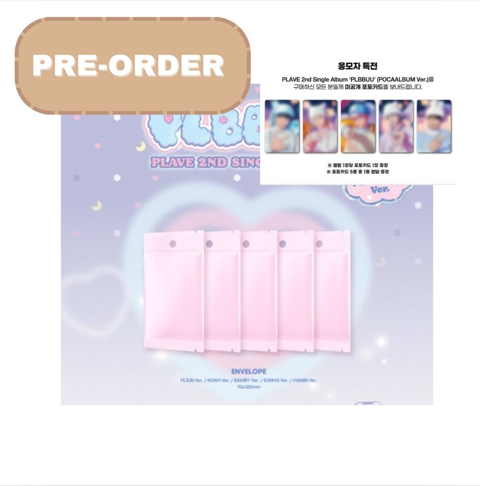 PRE-ORDER PLAVE 2nd Single Album PLBBUU Poca album ver