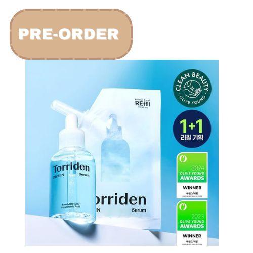 PRE-ORDER Torriden Dive In Low Molecular Weight Hyaluronic Acid Serum 50ml Refill Offer