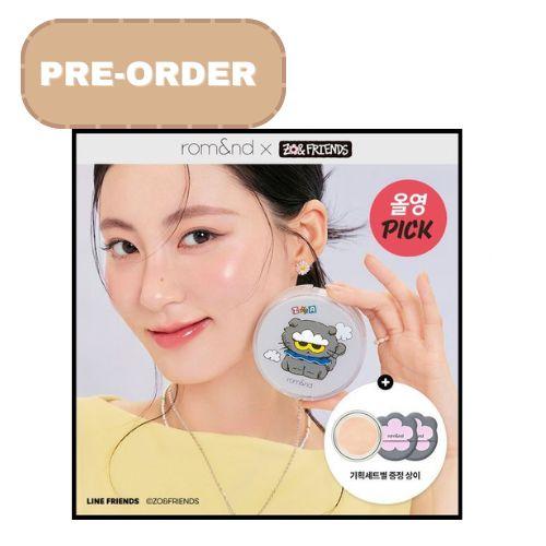 PRE-ORDER Rom&nd X Jo Friends Bare Water Cushion Promotion