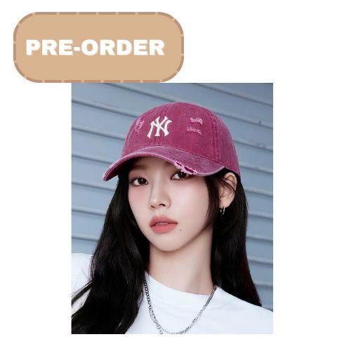 PRE-ORDER MLB Damage Washed Unstructured Ball Cap NY