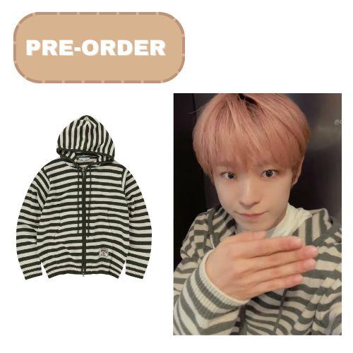 PRE-ORDER Slow Acid Striped Knit Hoodie